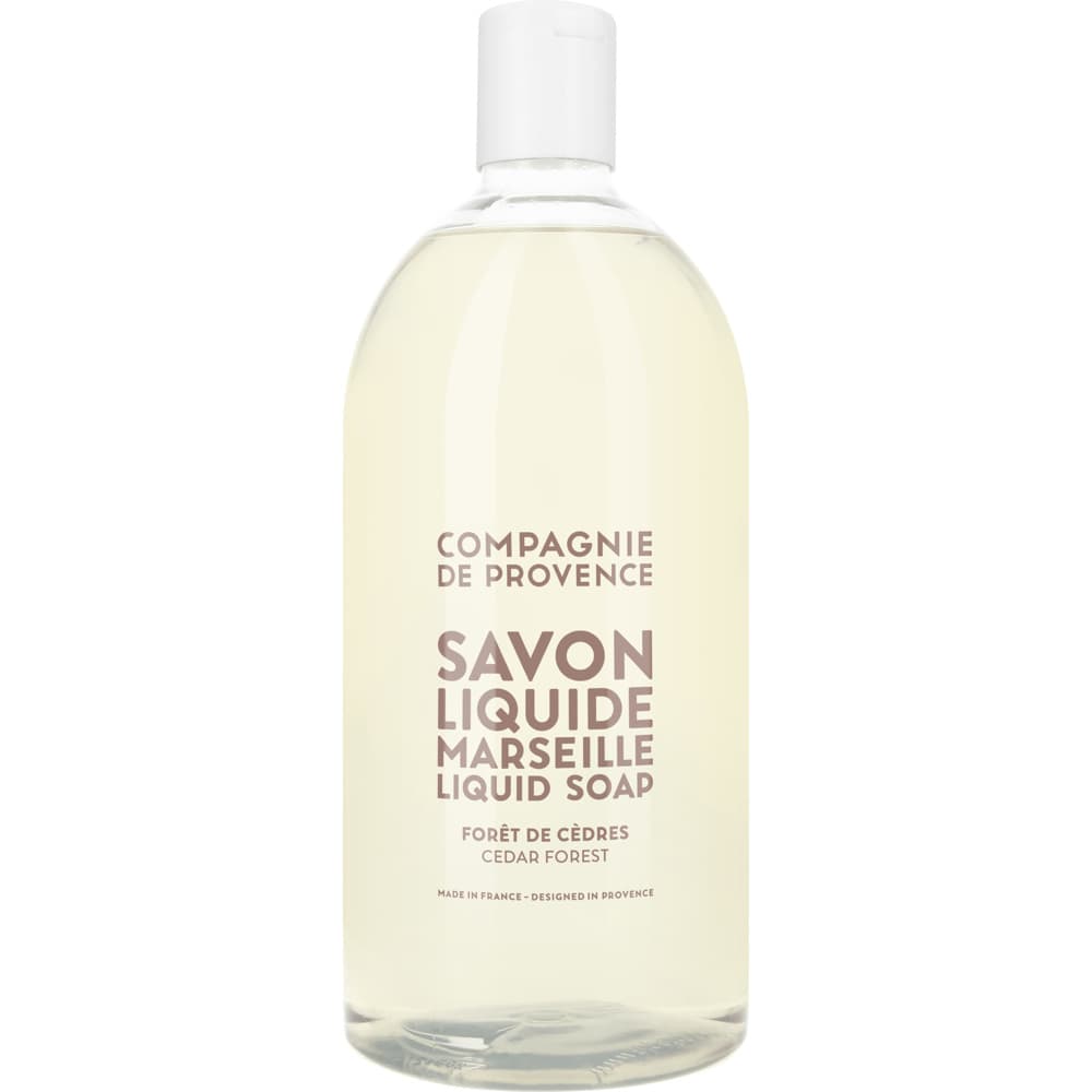 Liquid Marseille Soap Cedar Forest, 1000ml Refill