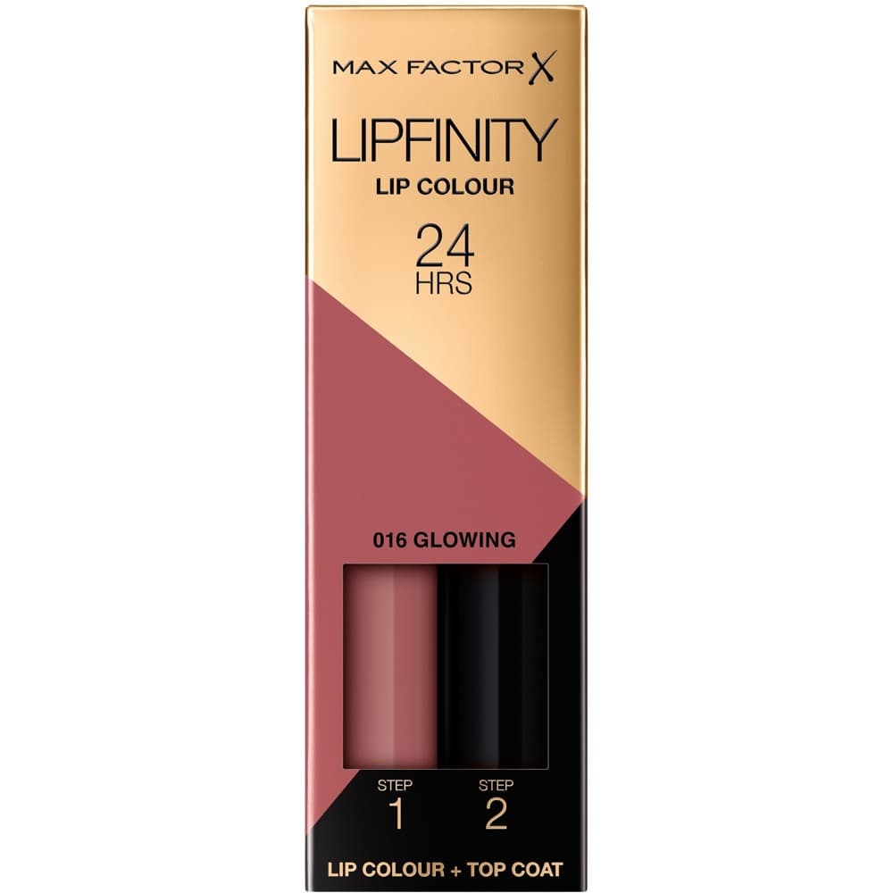 Lipfinity 2-step Long Lasting Lipstick, 016 Glowing