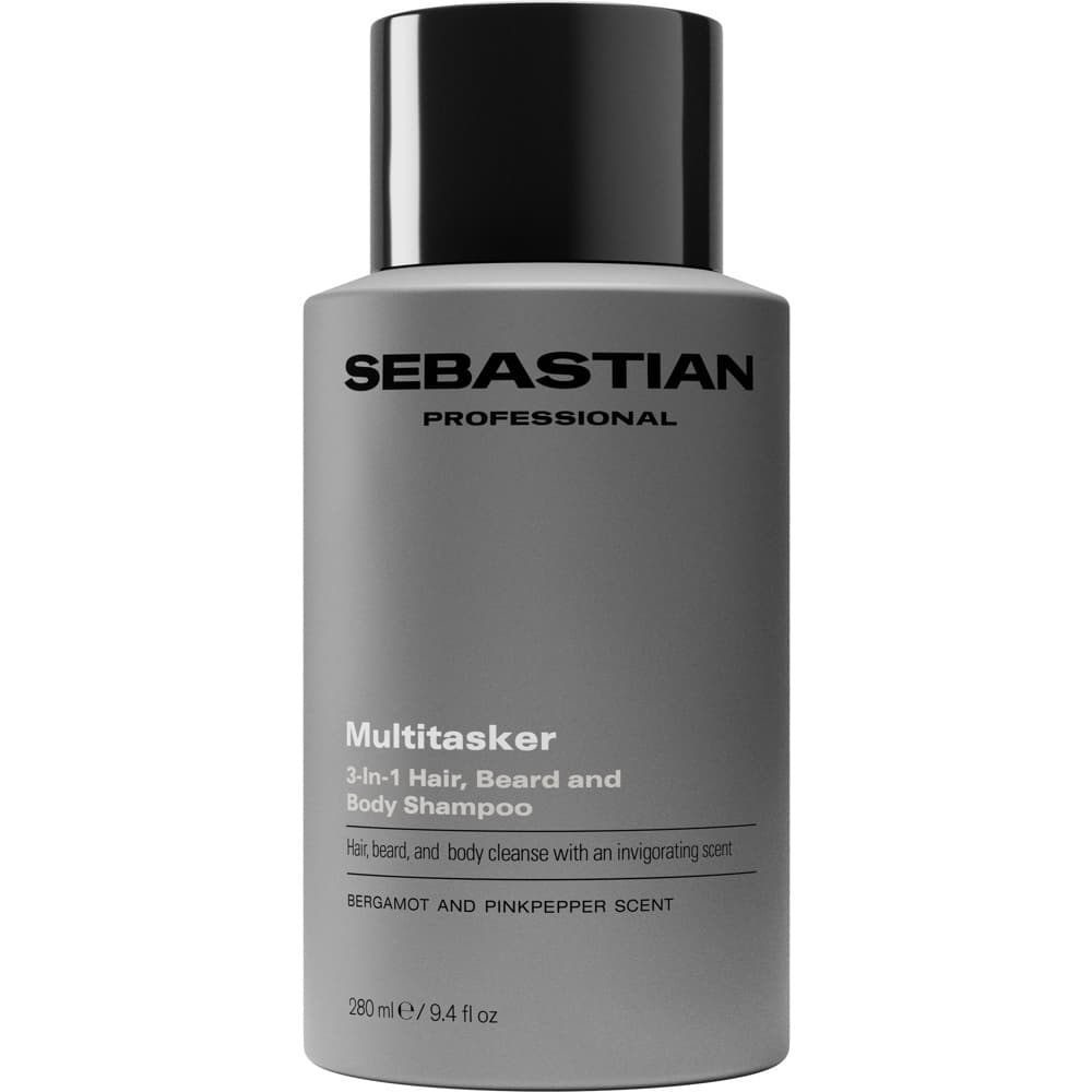 Multitasker for Men 3-in-1 Hair, Beard and Body Shampoo, 280ml