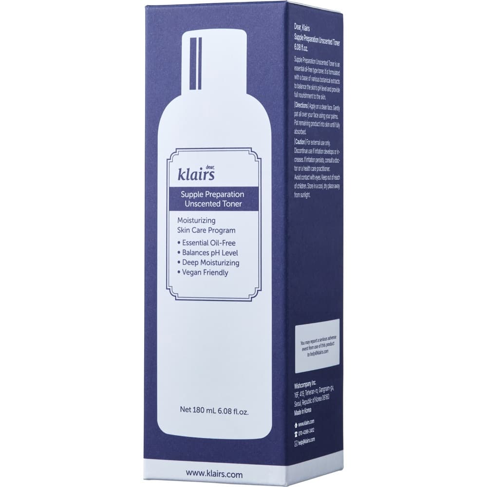 Supple Preparation Unscented Toner, 180ml