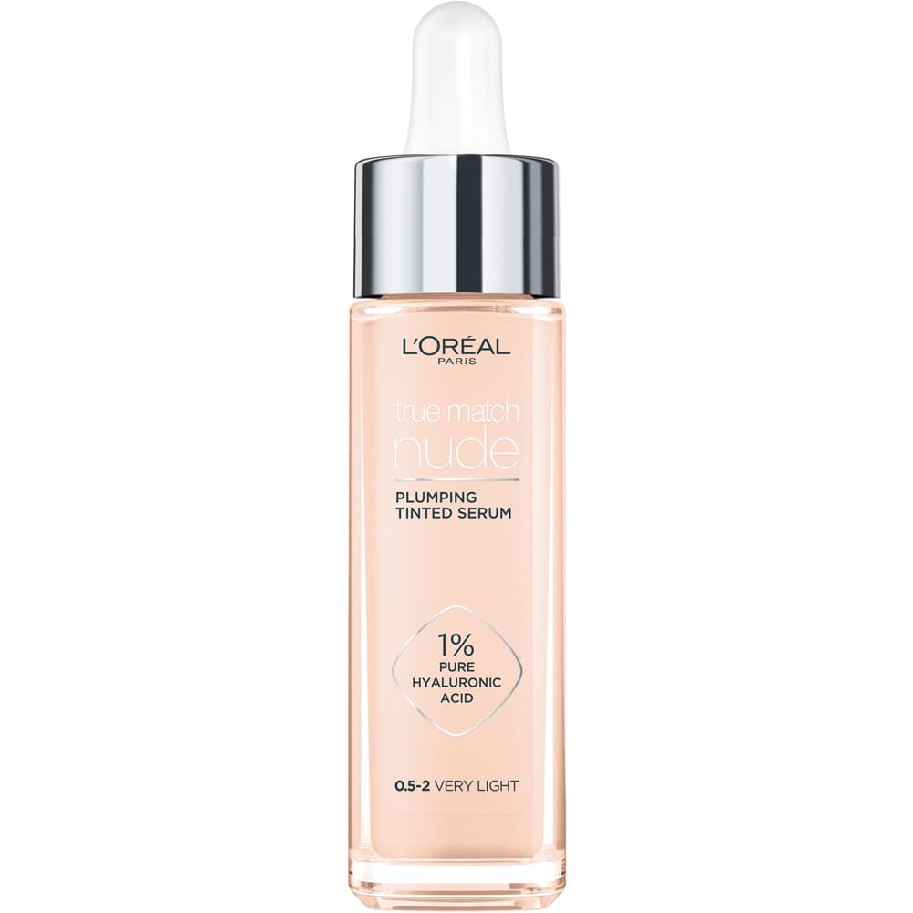 True Match Nude Plumping Tinted Serum, Very light 0,5-2