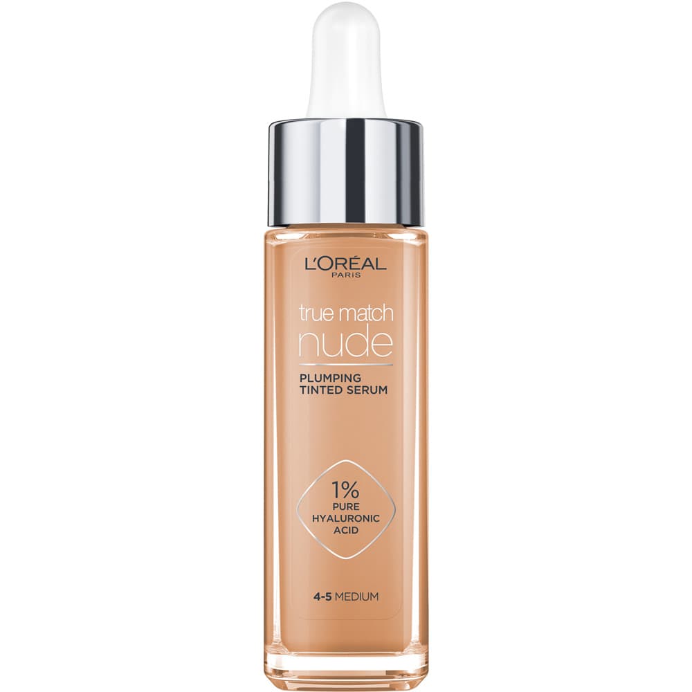 True Match Nude Plumping Tinted Serum, Medium 4-5