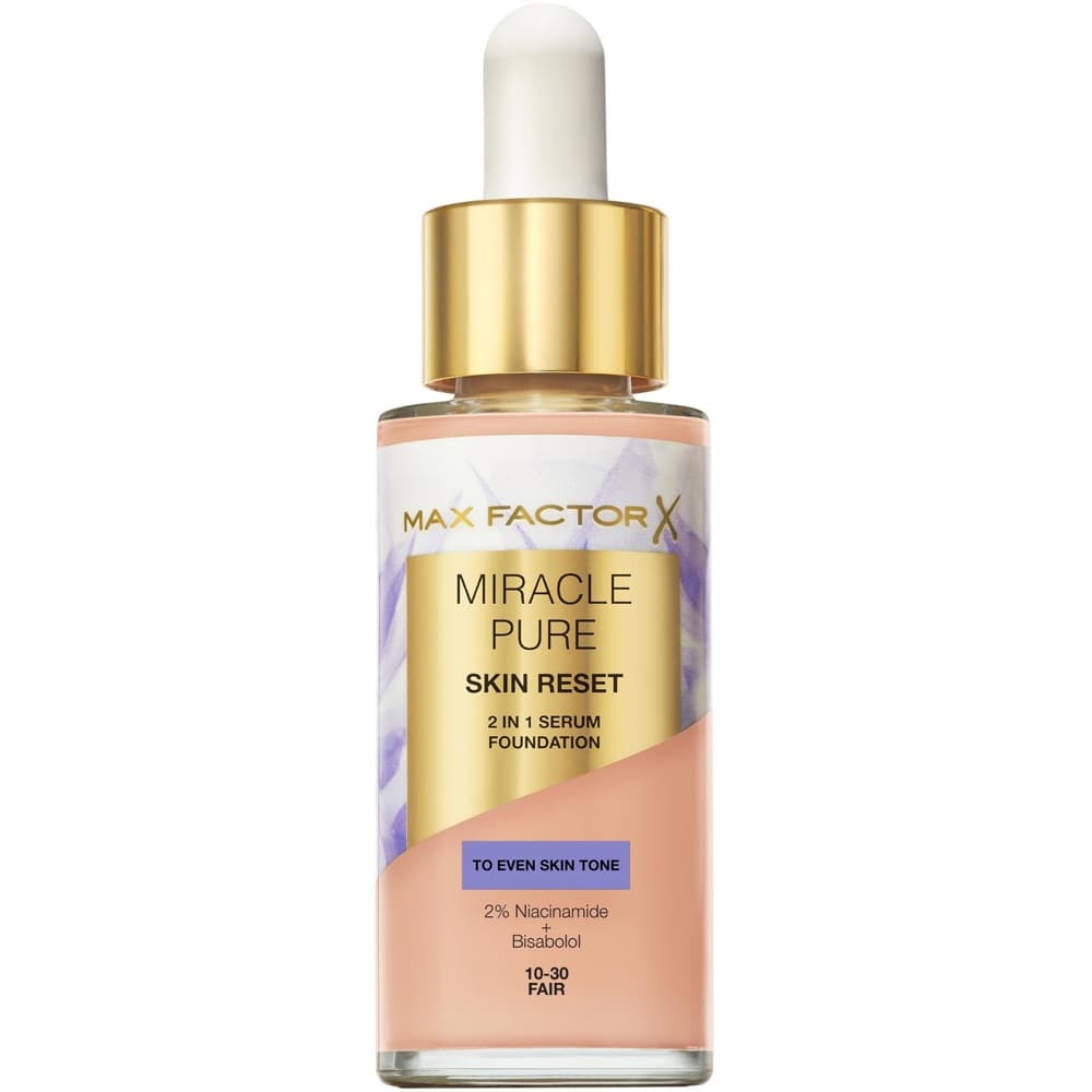 Miracle Pure 2in1 Skin Reset Serum Foundation, 10-30 Fair