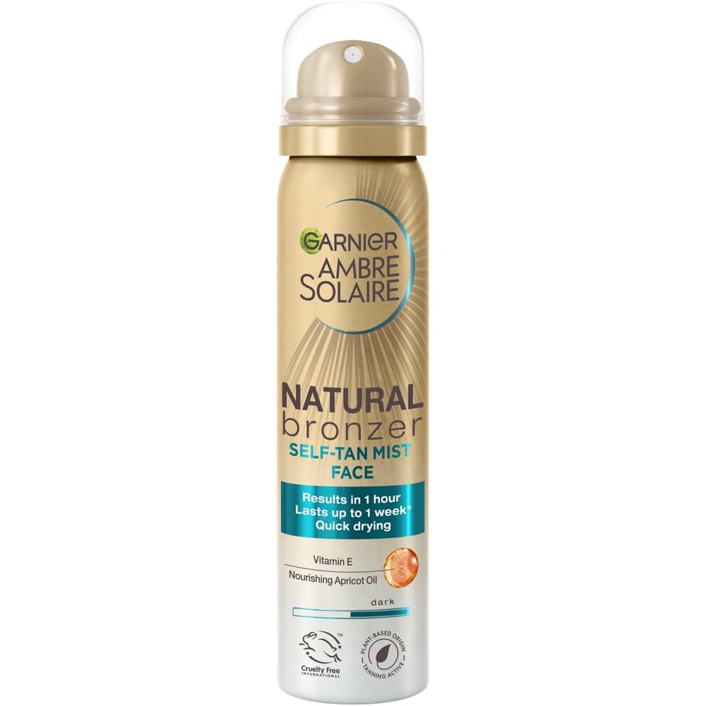 Natural Bronzer Self Tan Mist Face, 75ml