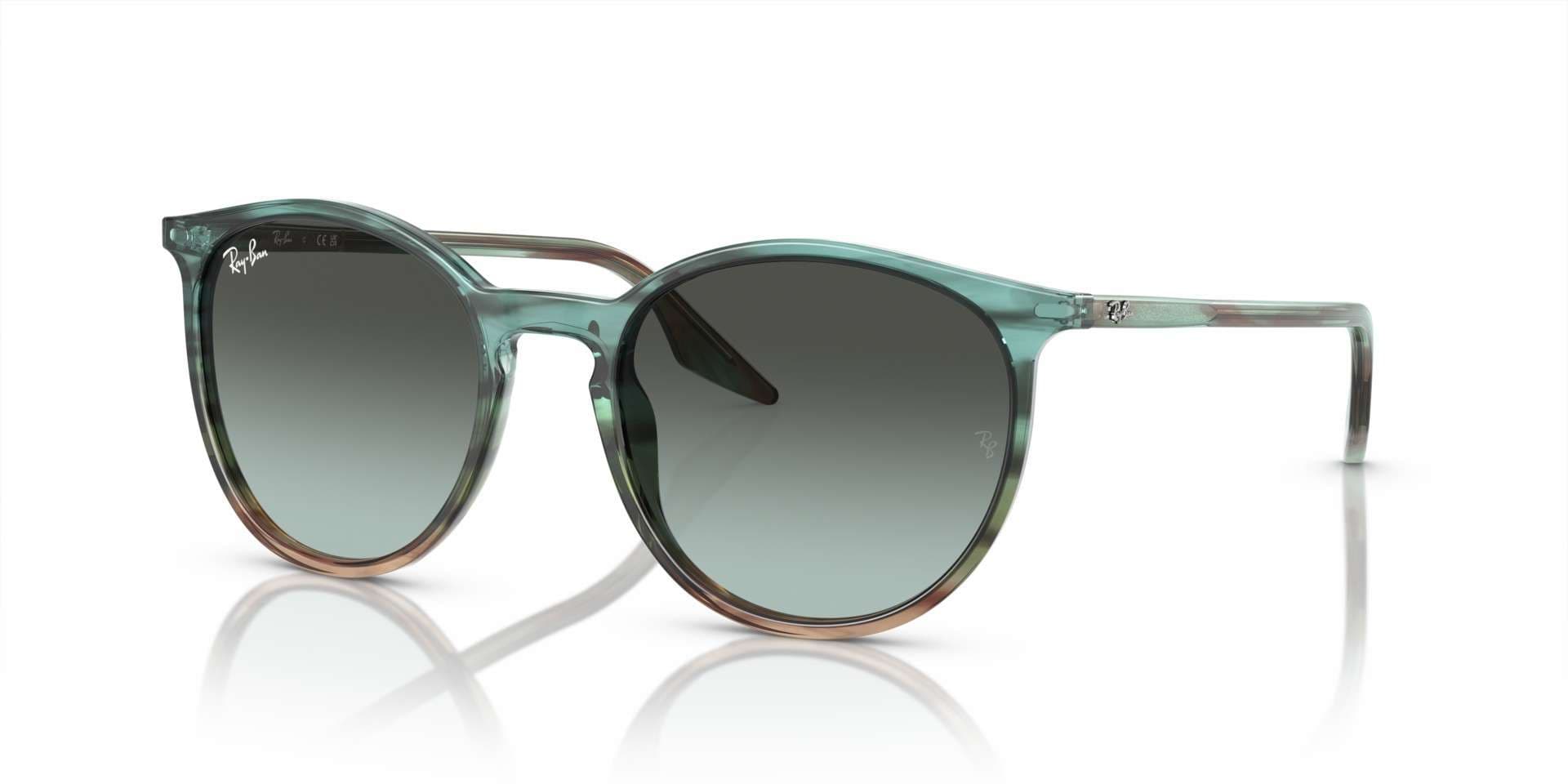 Ray-Ban solbriller - rb2204 1394gk fra Ray-Ban - Blå - plast - Rund - large