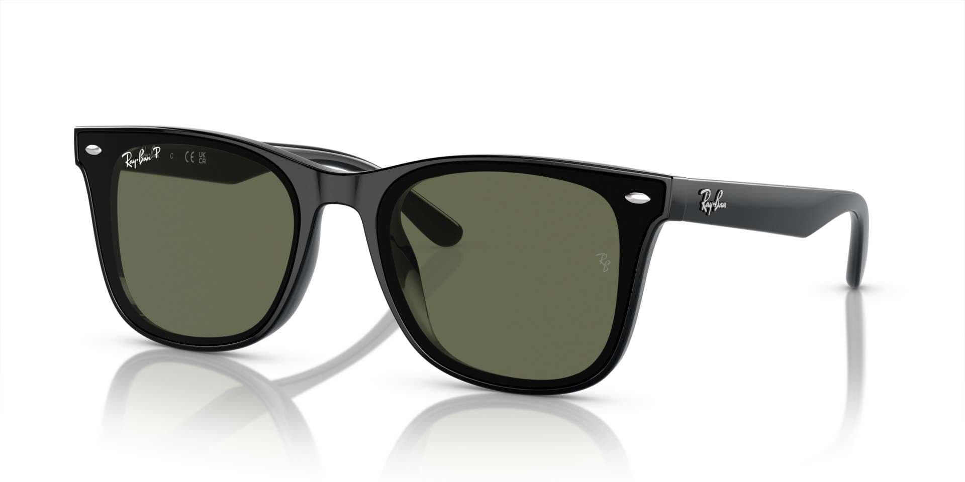 Ray-Ban solbriller - rb4420 601/9A fra Ray-Ban - Svart - Plast - wayfarer - large