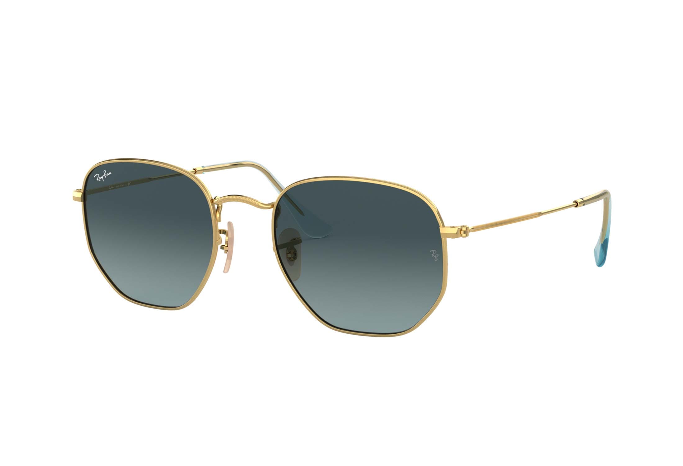 Ray-Ban Hexagonal rb3548n 91233m - Blue Gradient Grey