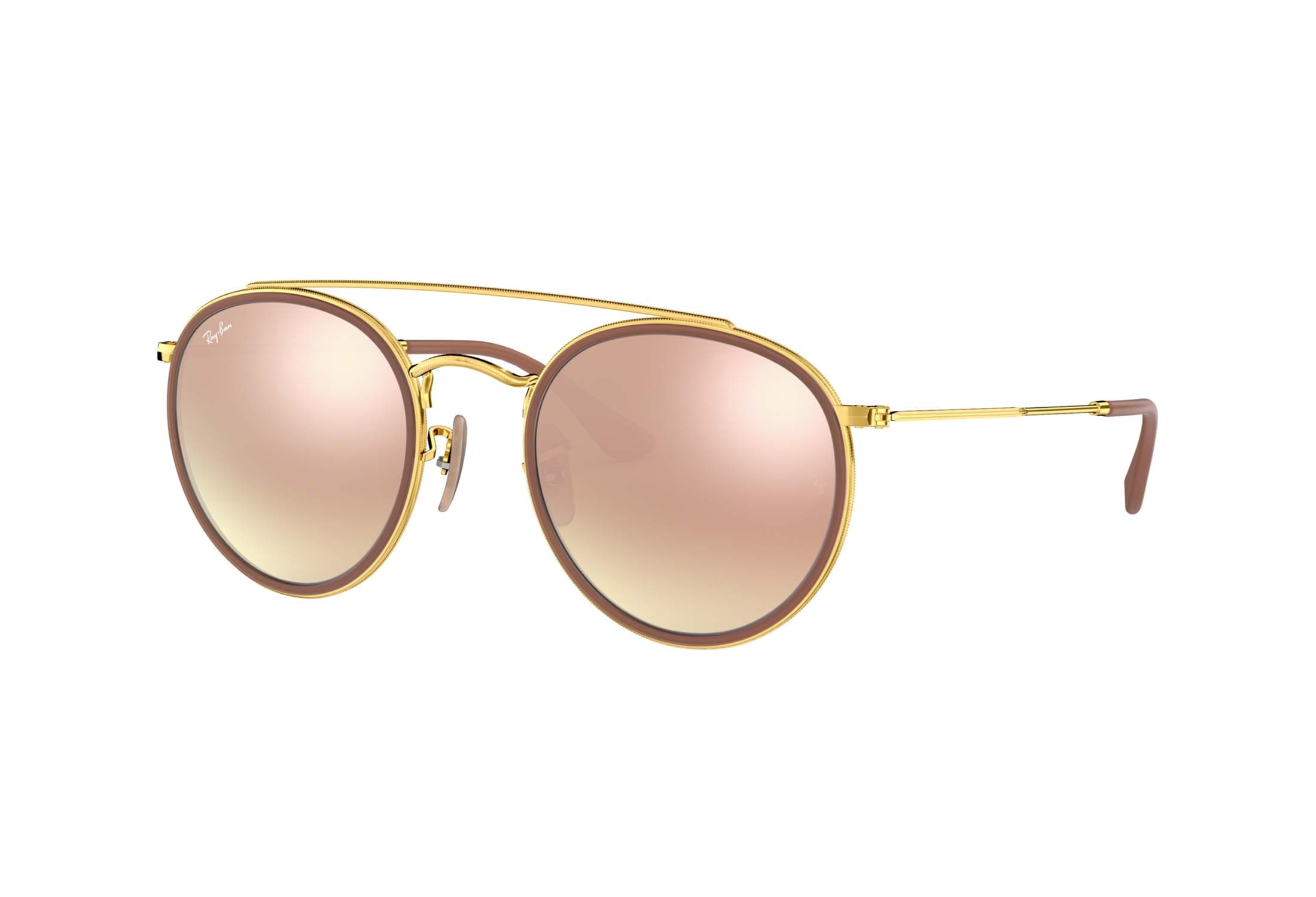 Ray-Ban rb3647n 001 7o - Gradient Brown Mirror Pink