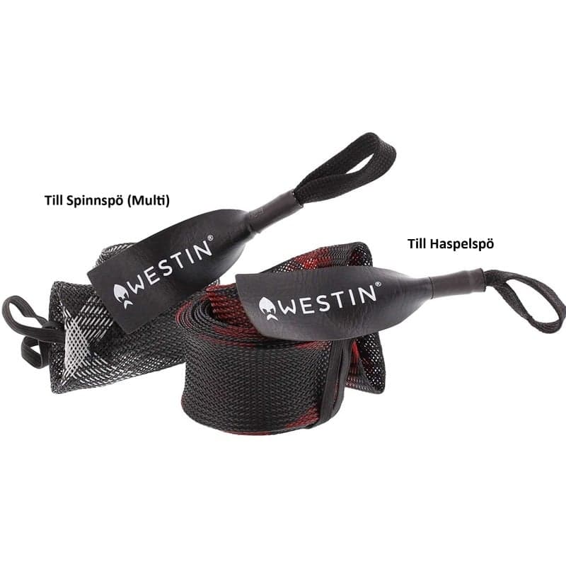 Westin Rod Cover Spin Split Up To 8'6"/255cm Black/Red 4cm x 80cm