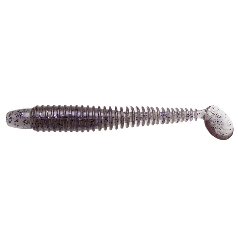 Lunker City Swimmin' Ribster Smoke Purple Pepper 10,2cm 9-pack