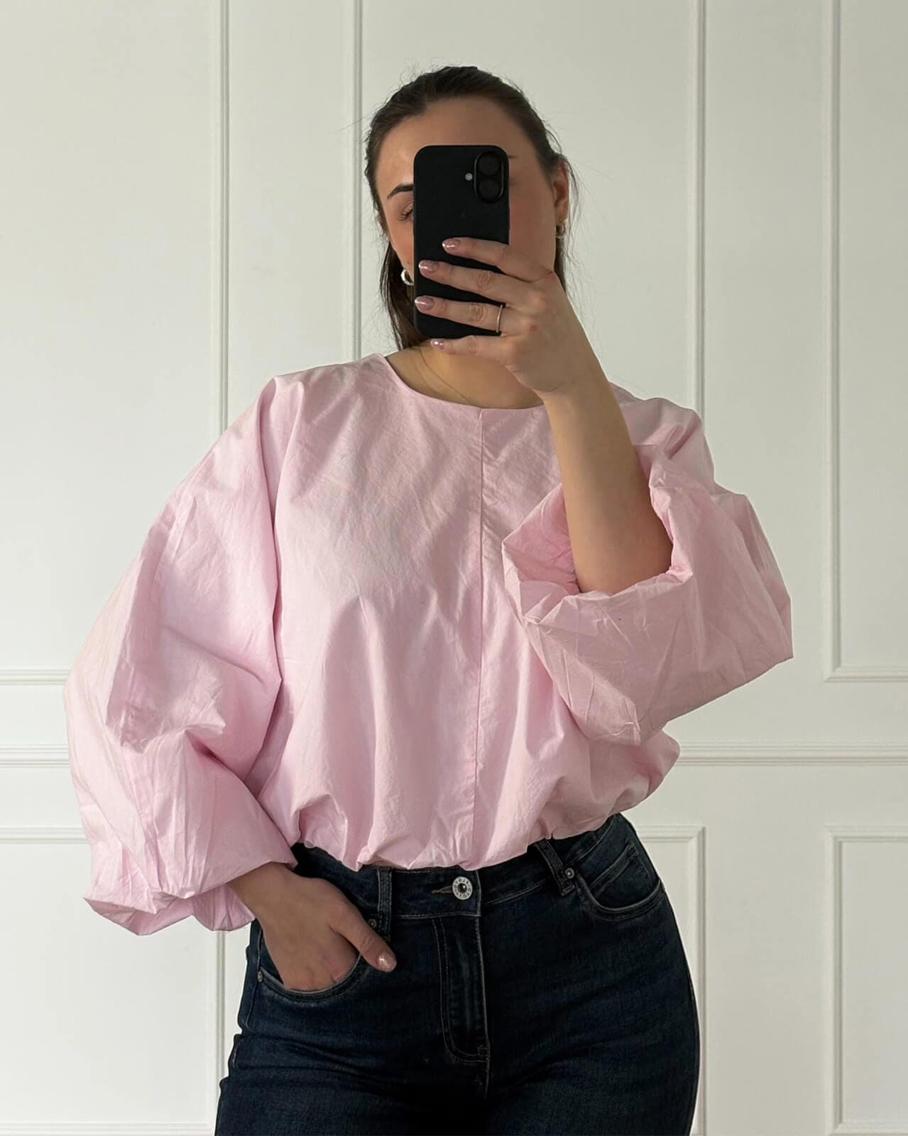 VILA Topp Aluna Ballon, 44, VILA Topp Rosa 44