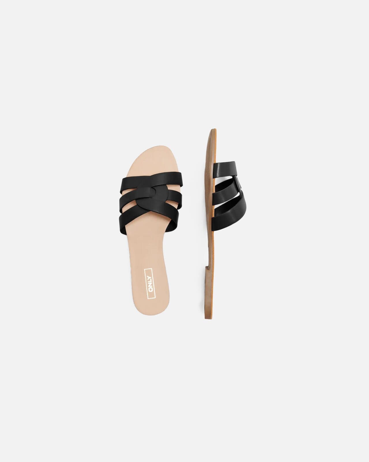 ONLY Sandal Feli-4 Slip On, 39, ONLY Sko Svart 39