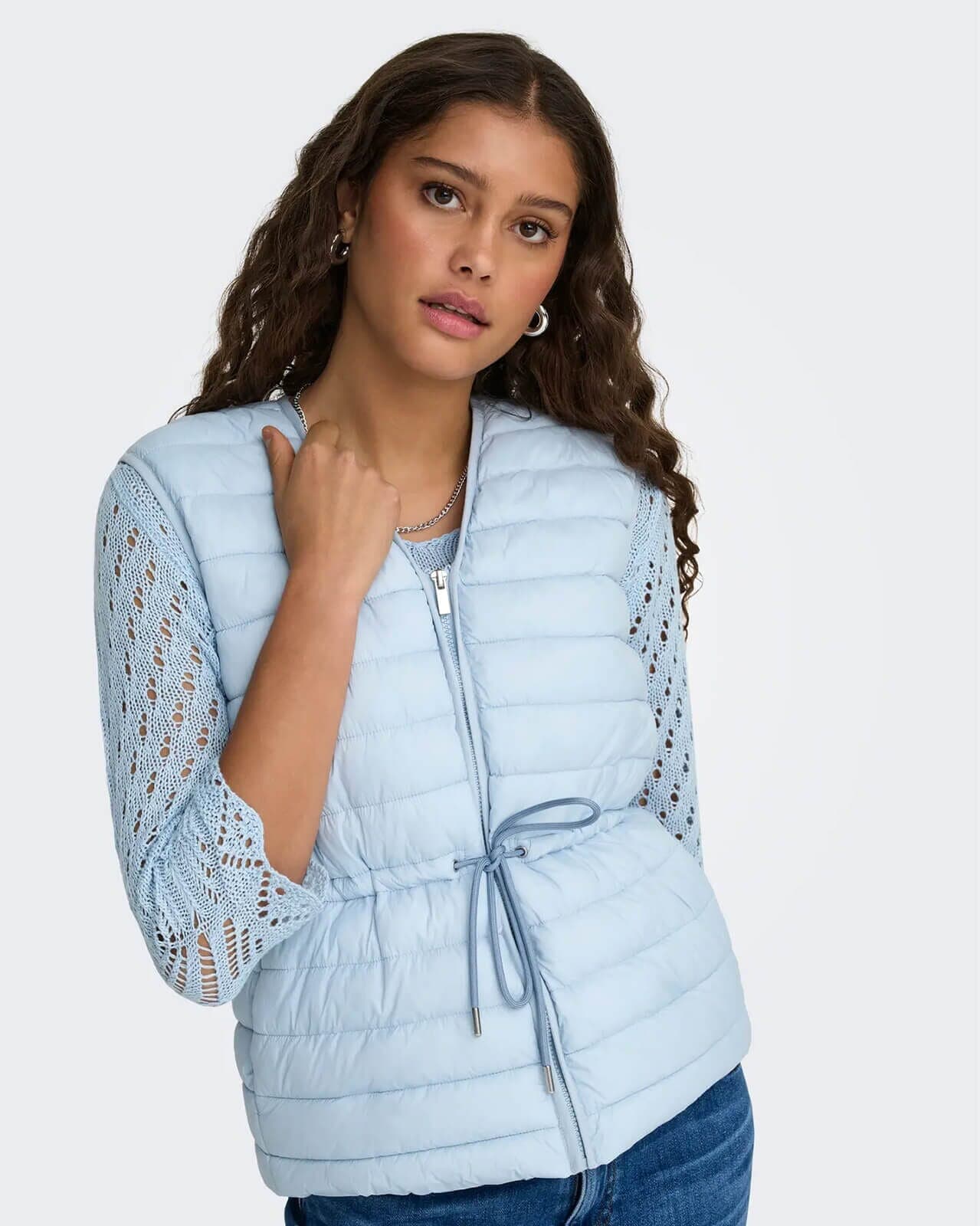 JDY Vest Renee Quilt, XL, JDY Vest Blå XL