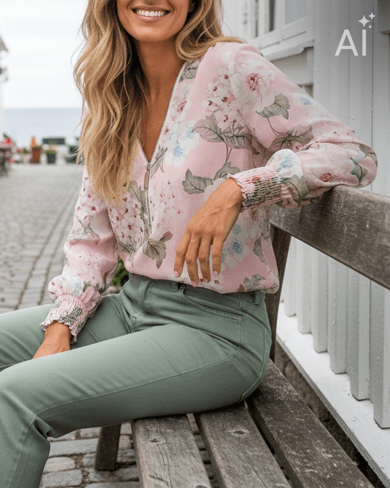FLOYD Bluse Venus Annabelle, XL, FLOYD Bluse Rosa XL