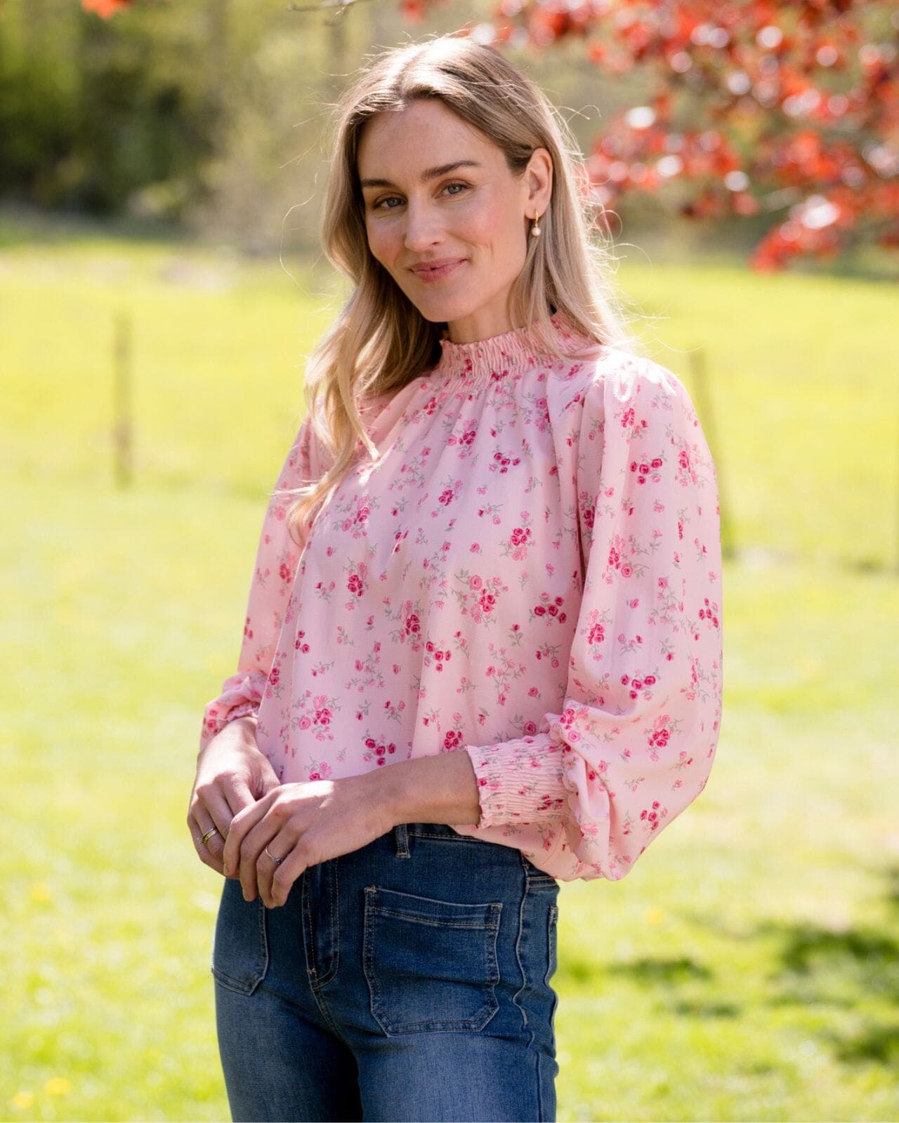 FLOYD Bluse Juliet Cory, M, FLOYD Bluse Rosa M