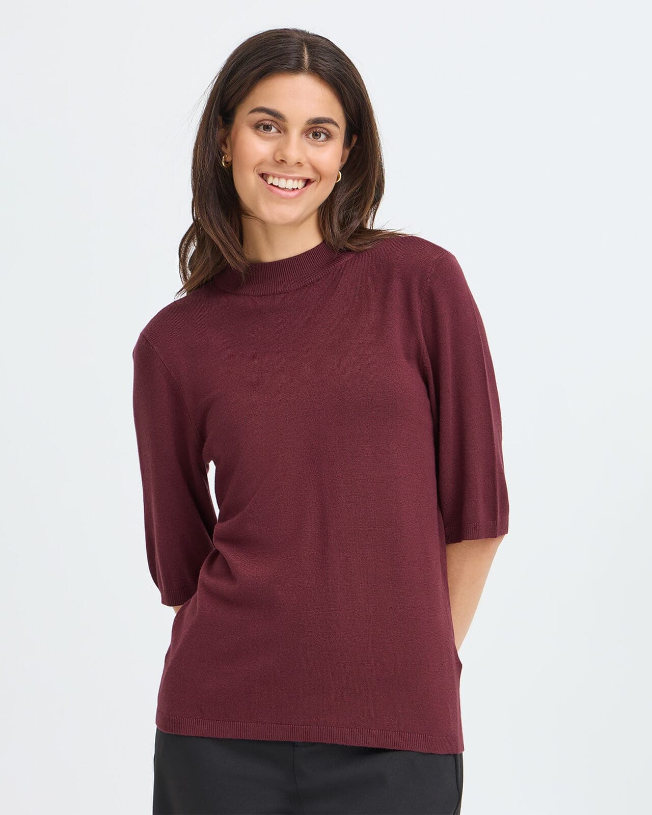 Fransa Topp Mary, L, Fransa Topp Burgunder L