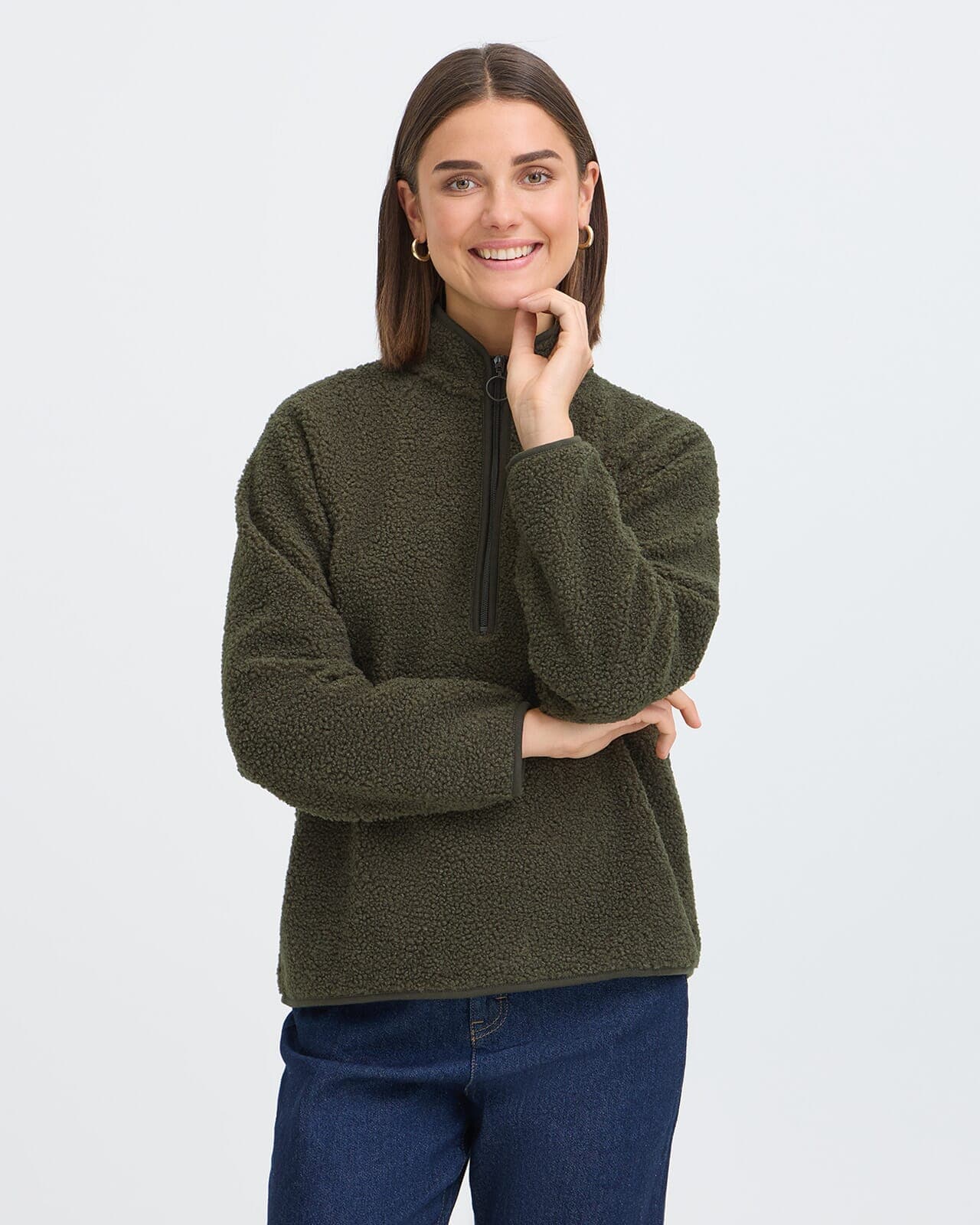 Fransa Teddygenser Tenya 1, S, Fransa Genser Grønn S