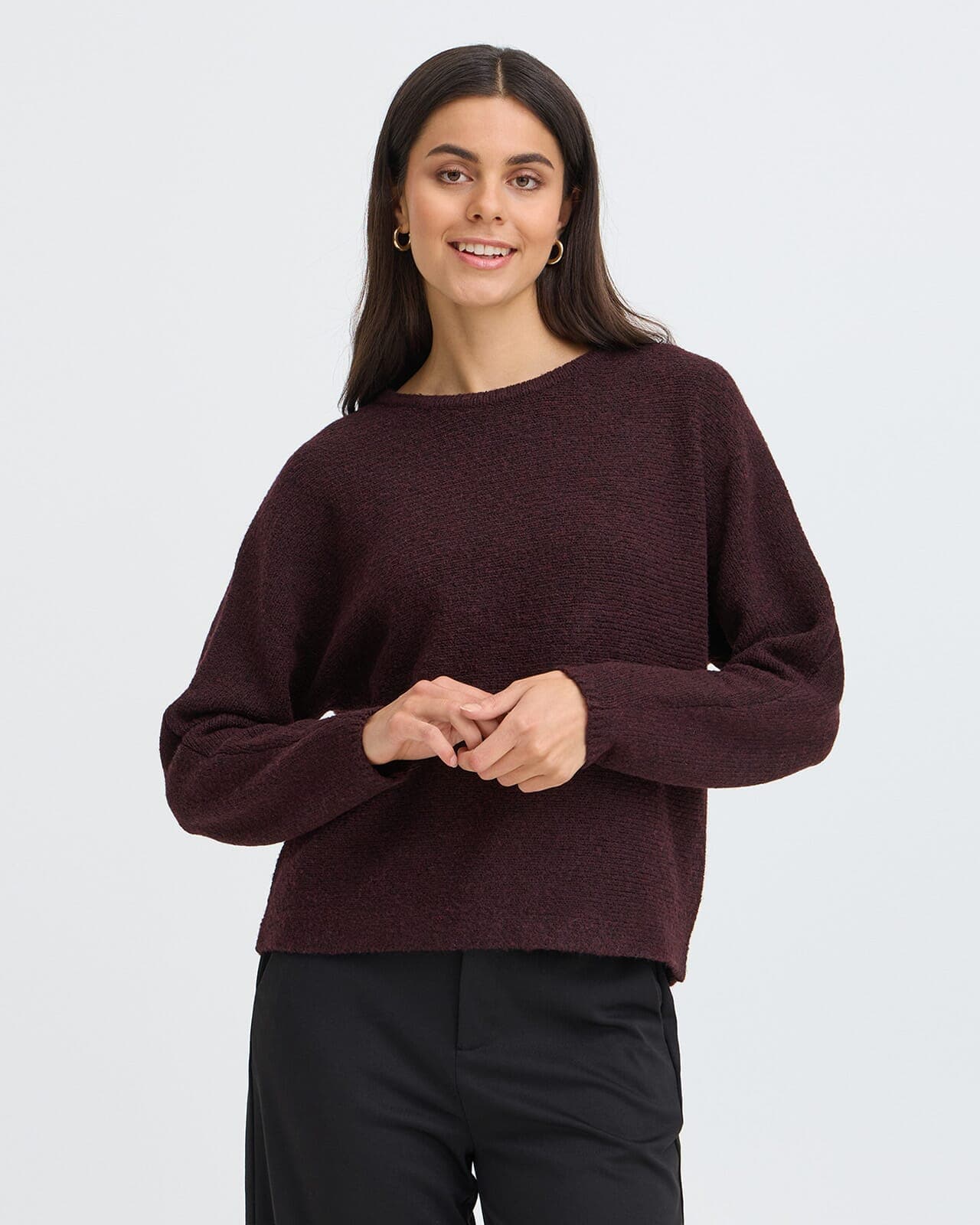 Fransa Strikkegenser Bela 1, S, Fransa Strikkegenser Rød S