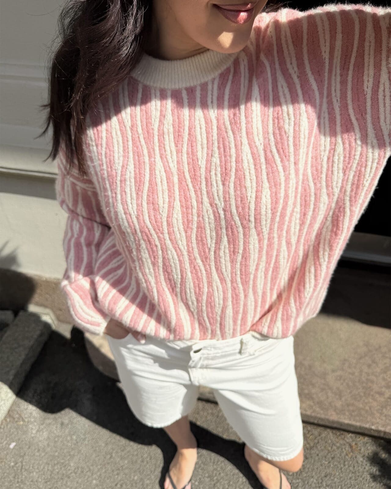 VERO MODA Strikkegenser Josie, M, VERO MODA Strikkegenser Rosa M