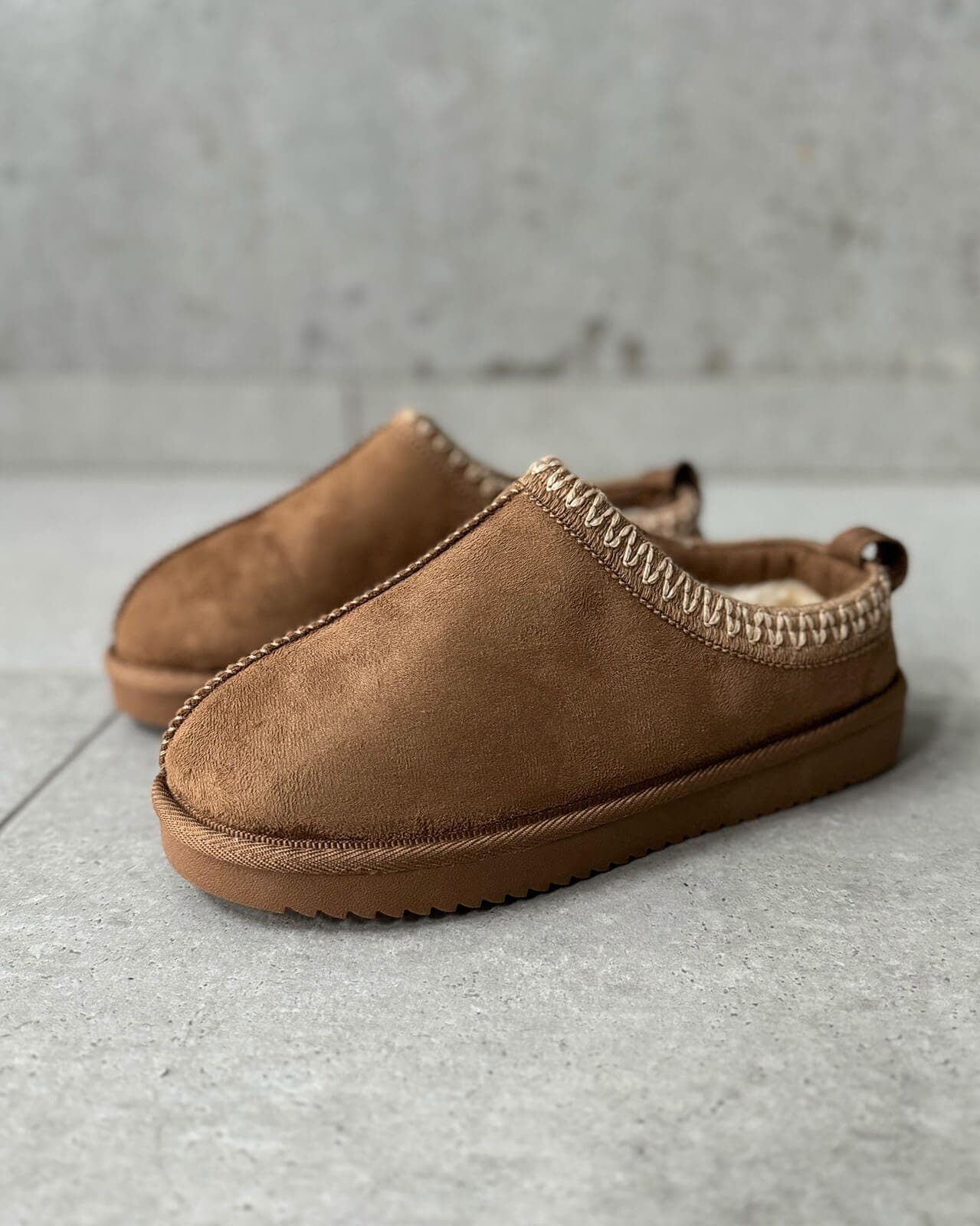ONLY Mules Stella Teddy, 36, ONLY Sko Brun 36
