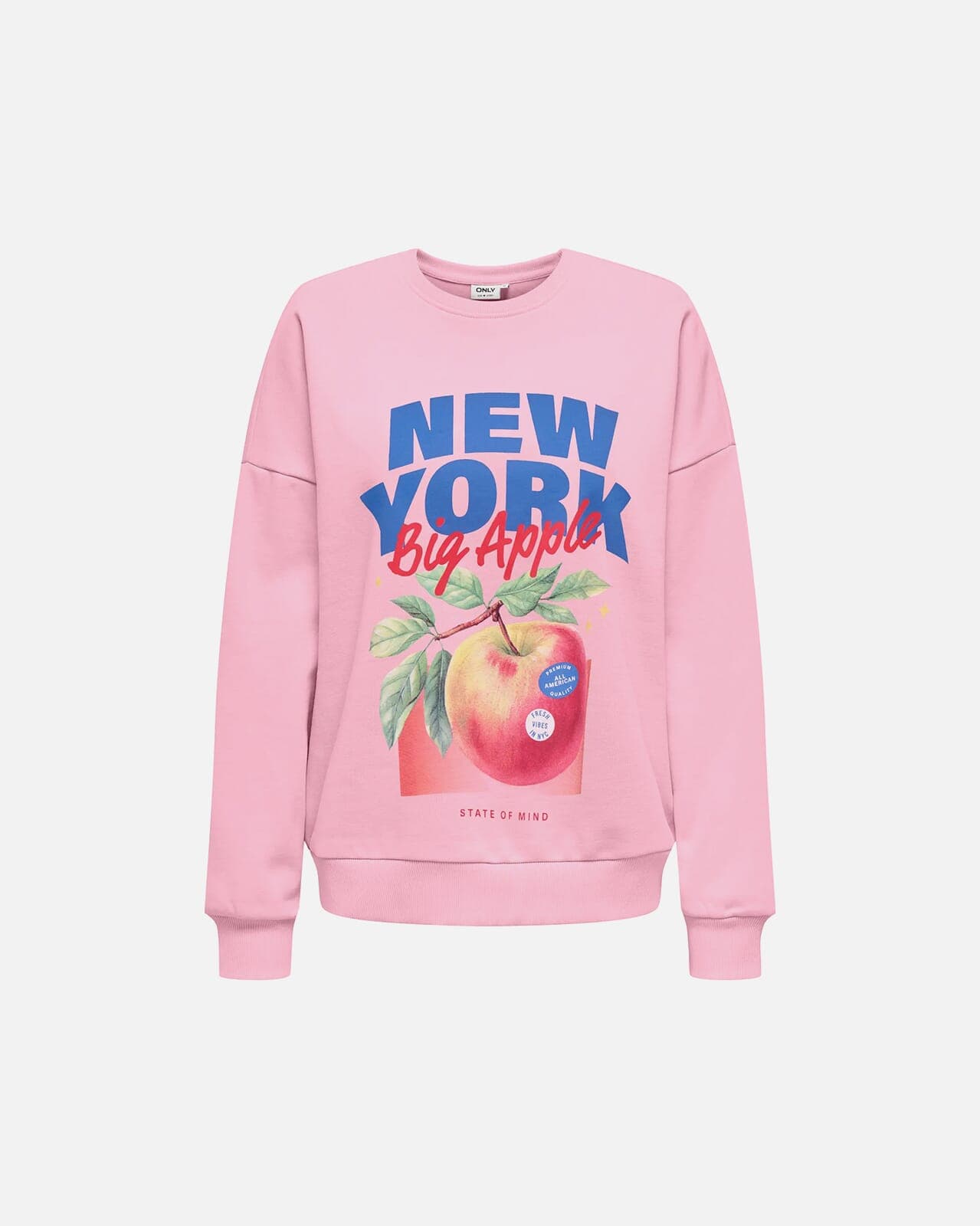 ONLY Collegegenser Elo, XS, ONLY Genser Rosa XS