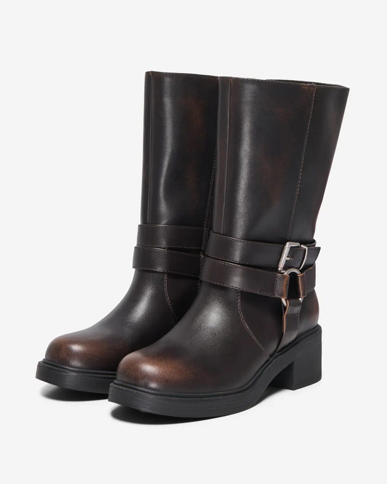 ONLY Boots Blossom Hardware, 36, ONLY Sko Brun 36