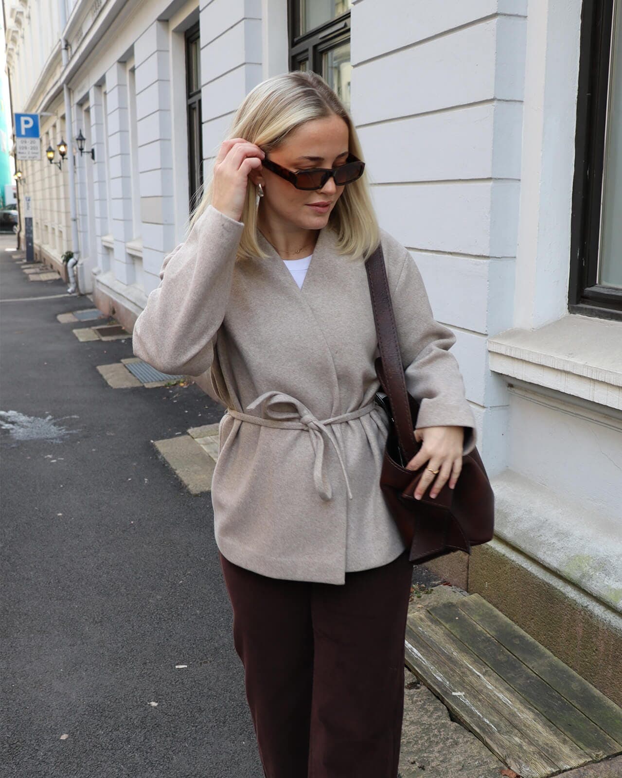 ONLY Jakke Fox-Trillion Belt, M/L, ONLY Jakke Beige M/L