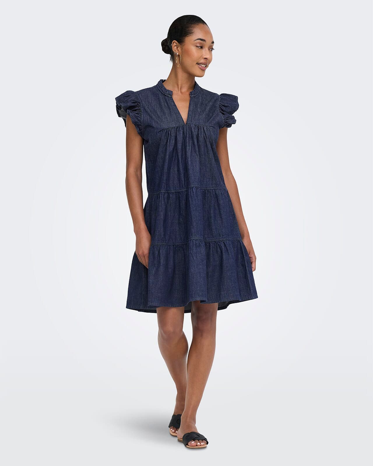 ONLY Denimkjole Shania, XL, ONLY Kjole Blå XL