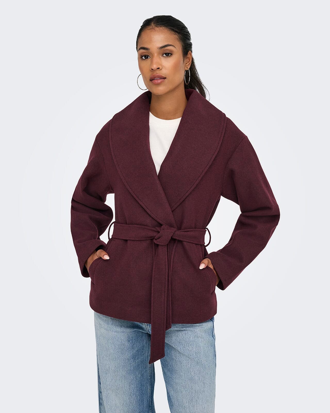 ONLY Jakke Augusta, S, ONLY Jakke Burgunder S