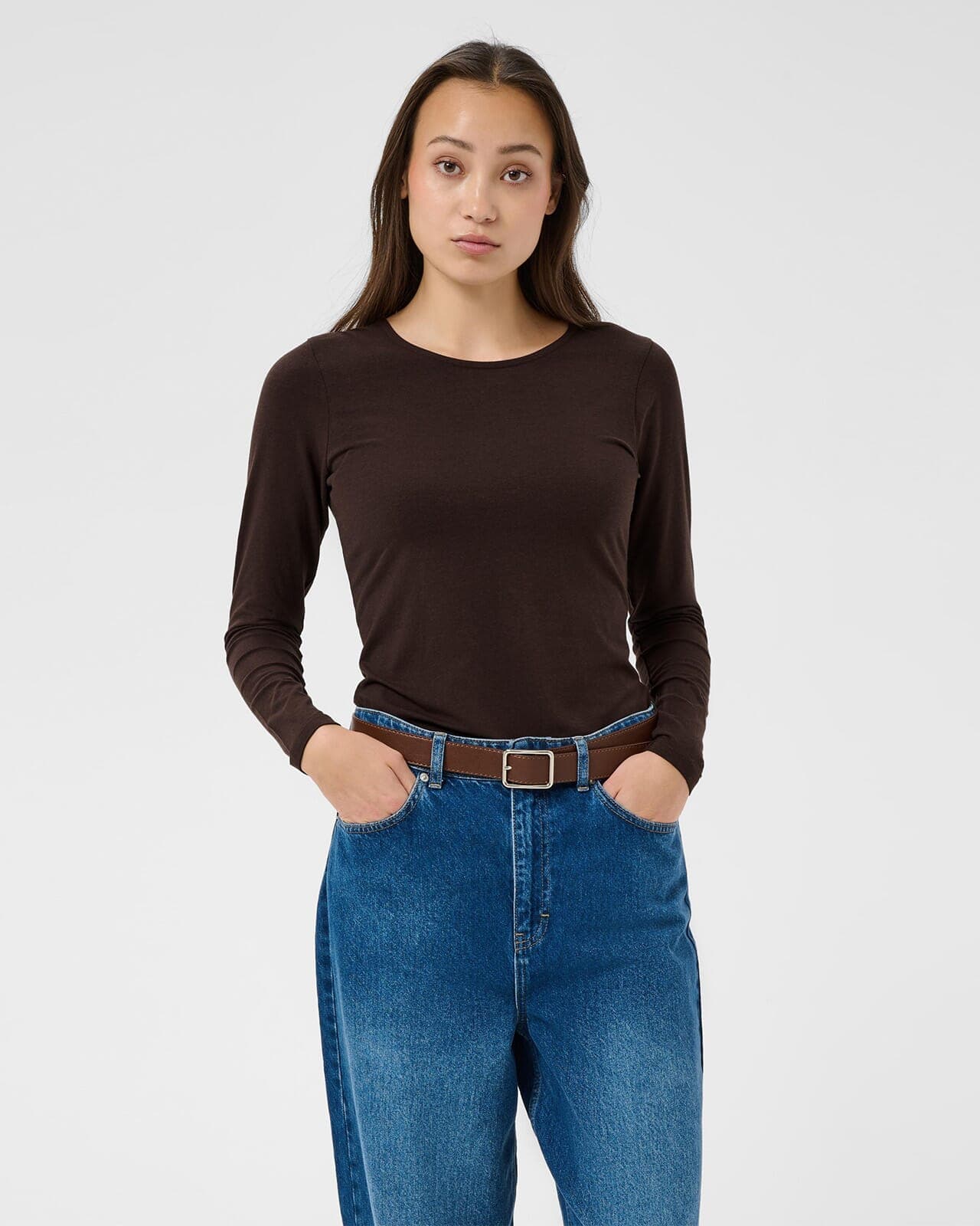 Part Two Topp Nemajas, XXL, Part Two Topp Brun XXL