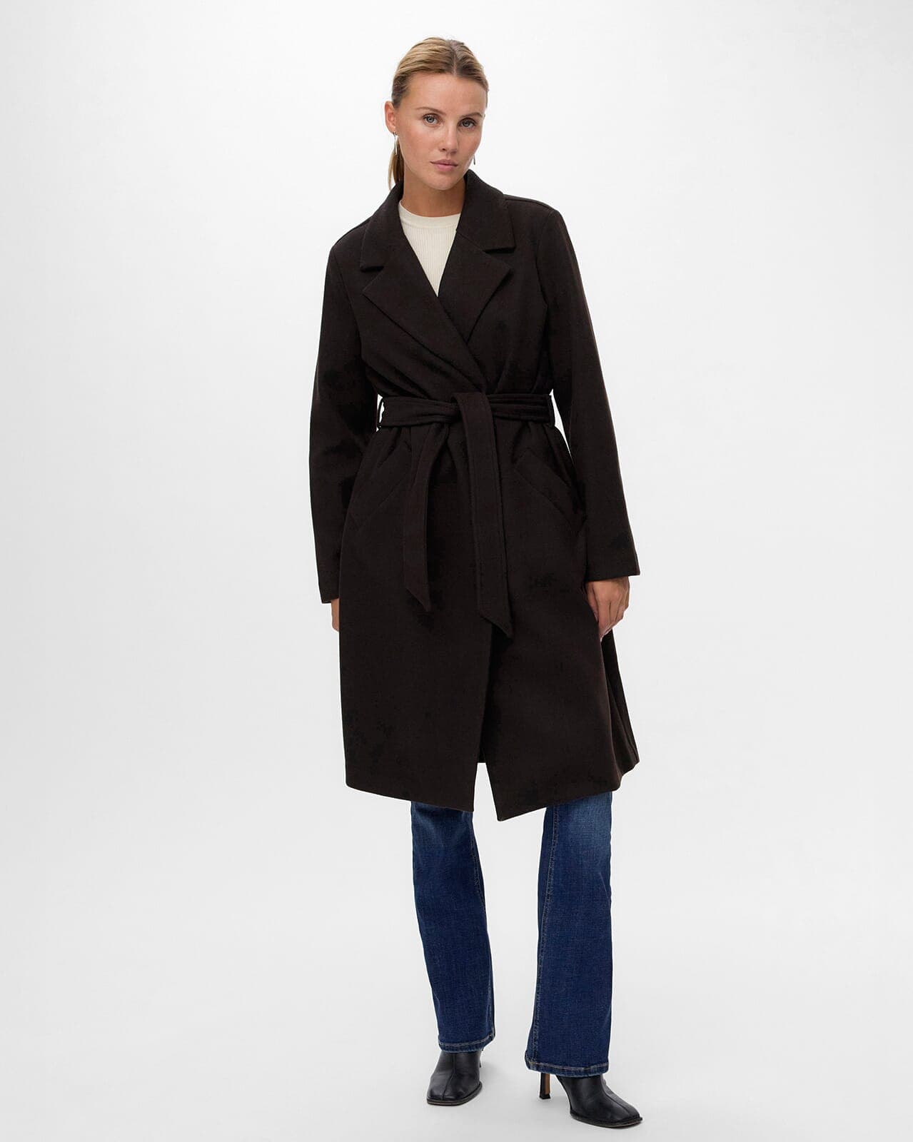 VERO MODA Kåpe Fortuneaya, M, VERO MODA Kåpe Brun M