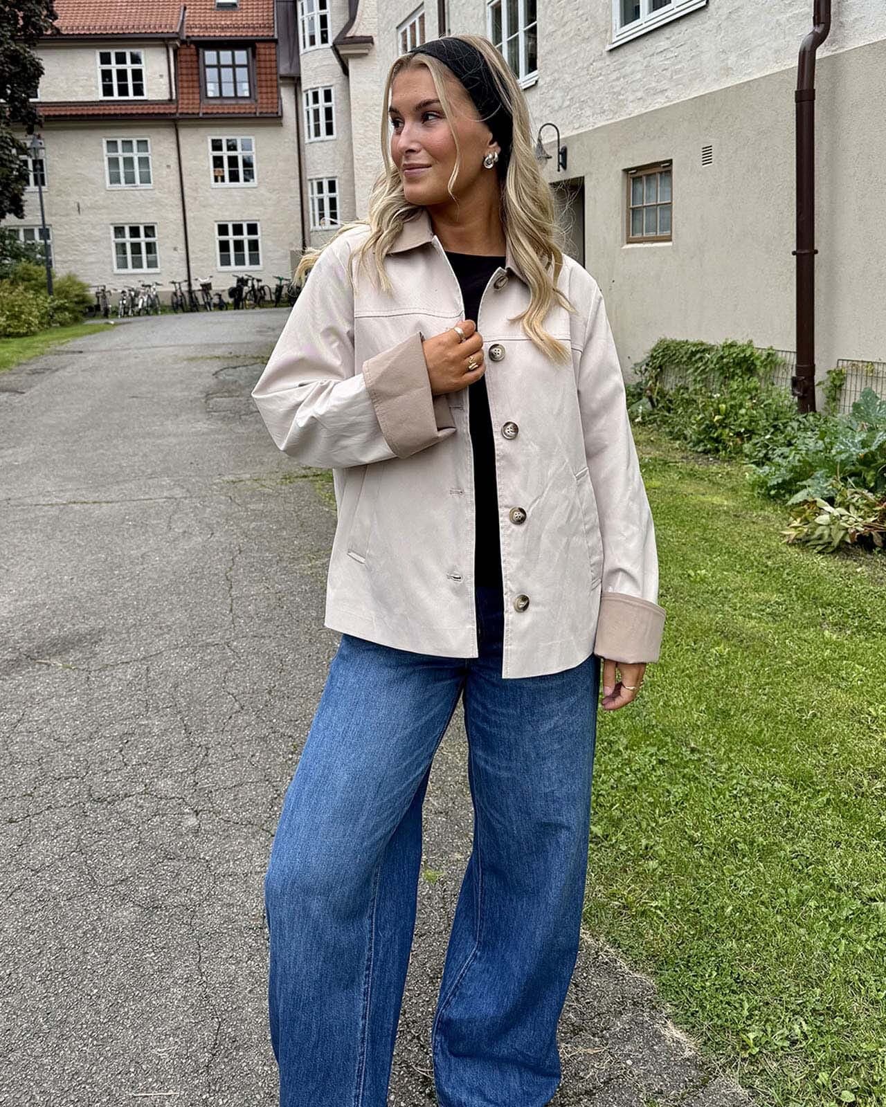 VERO MODA Jakke Chelseapoppy, M, VERO MODA Jakke Beige M