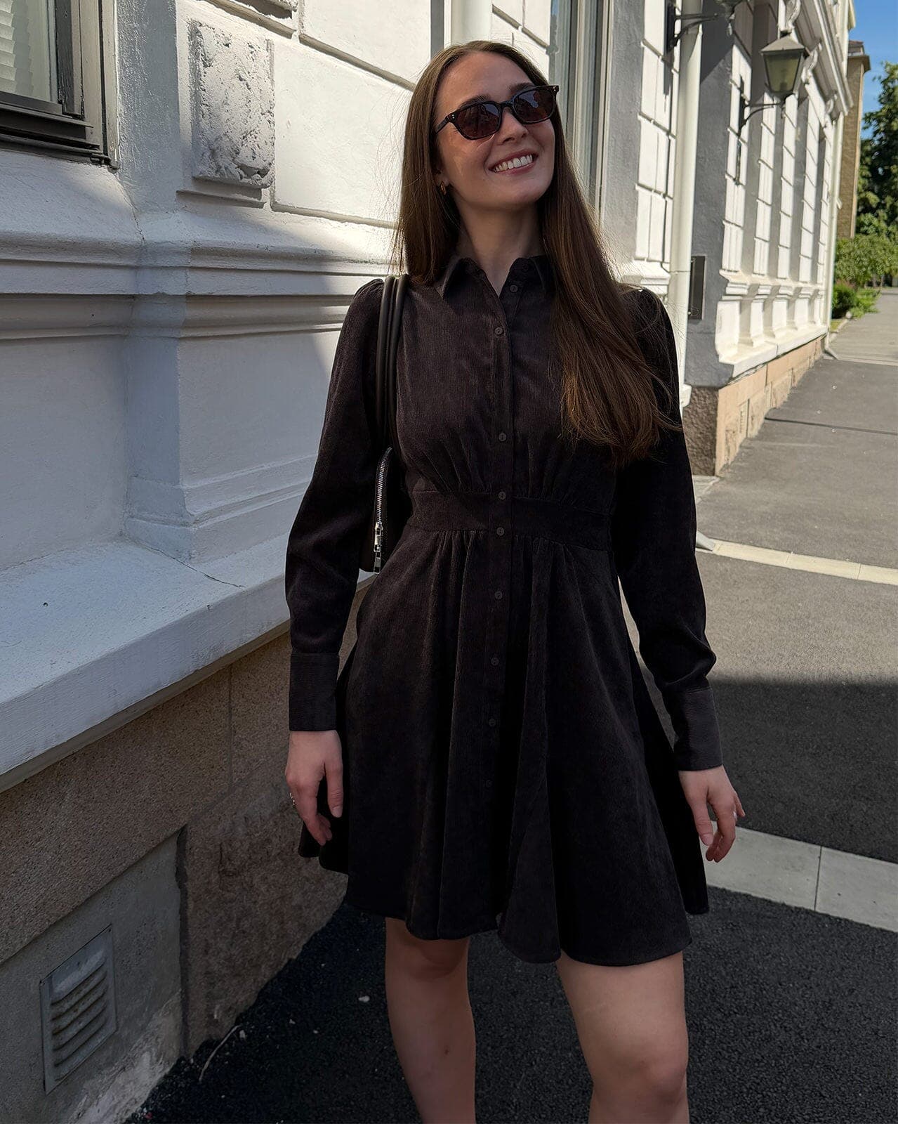 VERO MODA Skjortekjole Ane, XS, VERO MODA Kjole Brun XS
