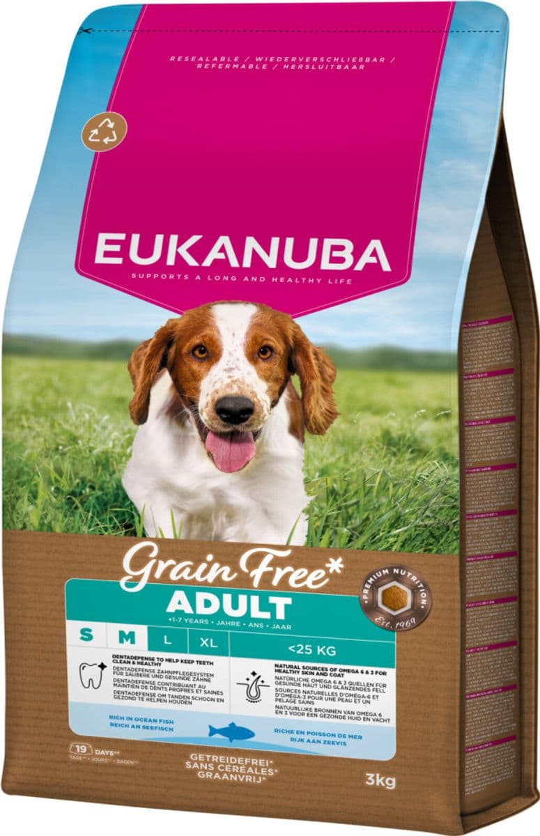 Eukanuba Small/medium Grain Free Ocean Fish 3 kg