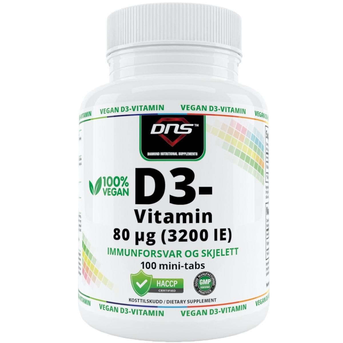 Vegansk Vitamin D3 - 100 tabletter