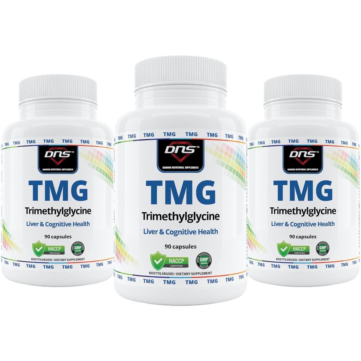 3-pack TMG - Betaine - 3 x 90 kapsler