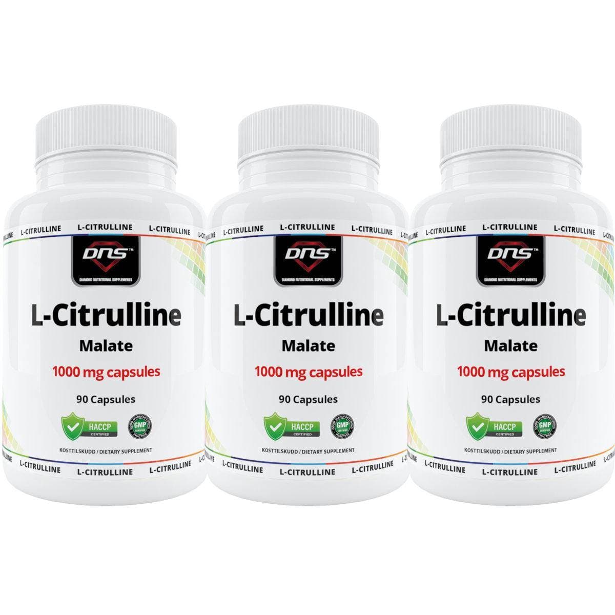 3-pack L-Citrulline 1000 mg - 3 x 90 kapsler