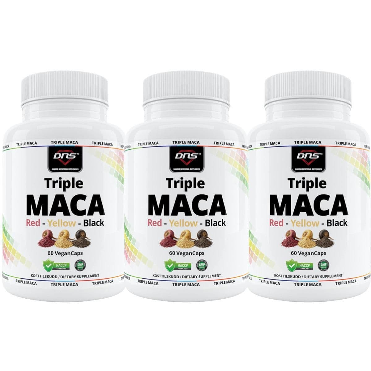 3-pack Triple Maca - 3 x 60 kapsler