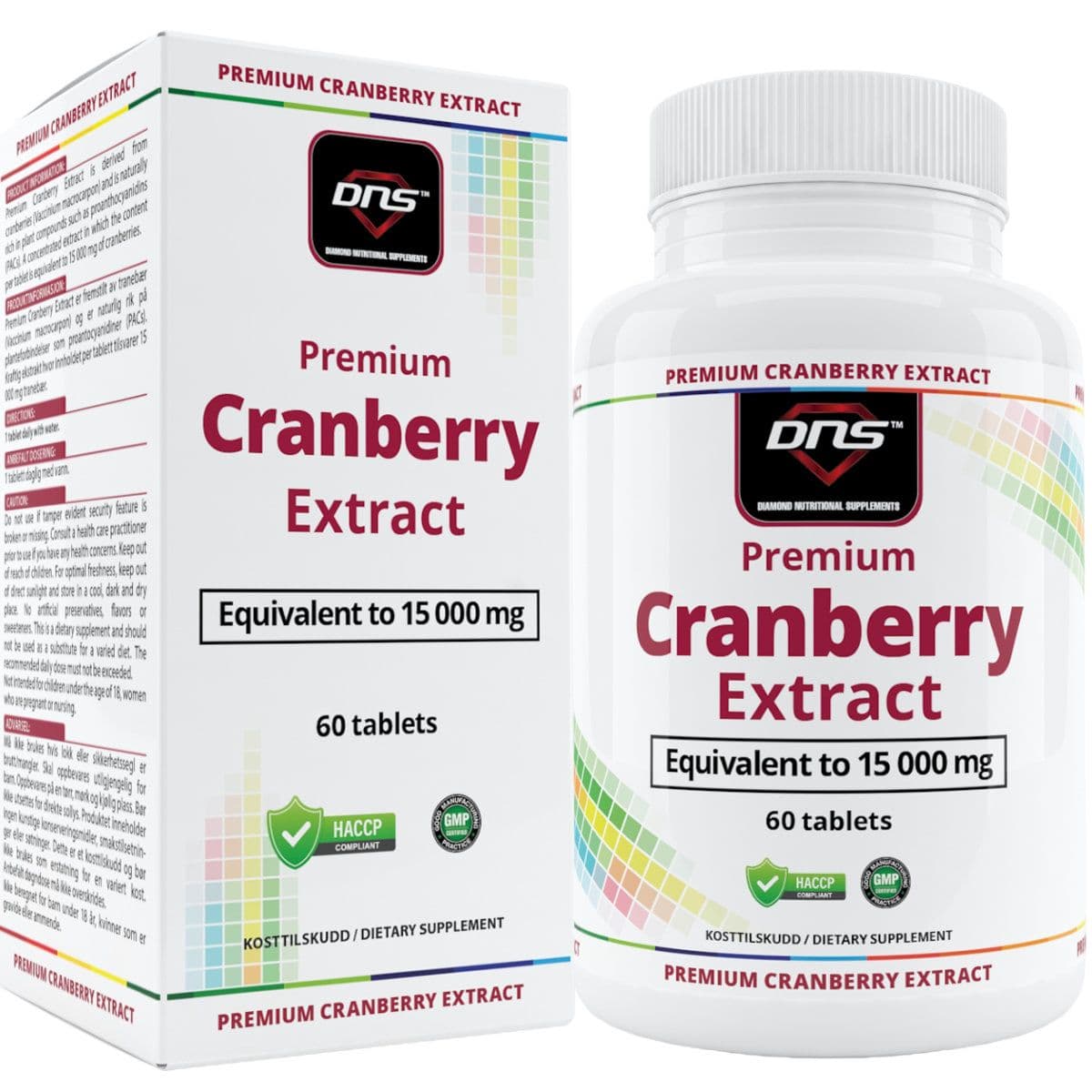 Premium Cranberry Extract - 60 tabletter