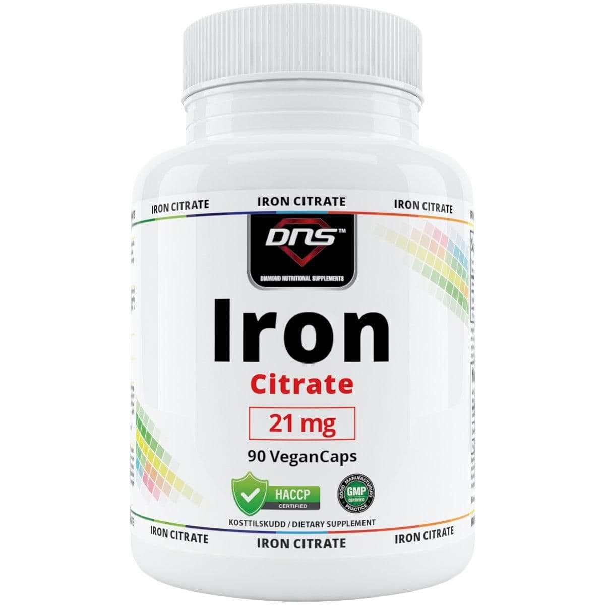 Iron Citrate 21 mg Jern - 90 kapsler