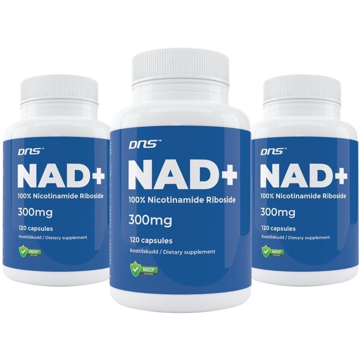 3-pack NAD+ (NR) 300 mg - 3 x 120 kapsler