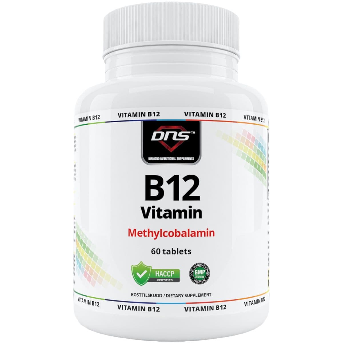 B12 Vitamin - Methylcobalamin - 60 tabletter