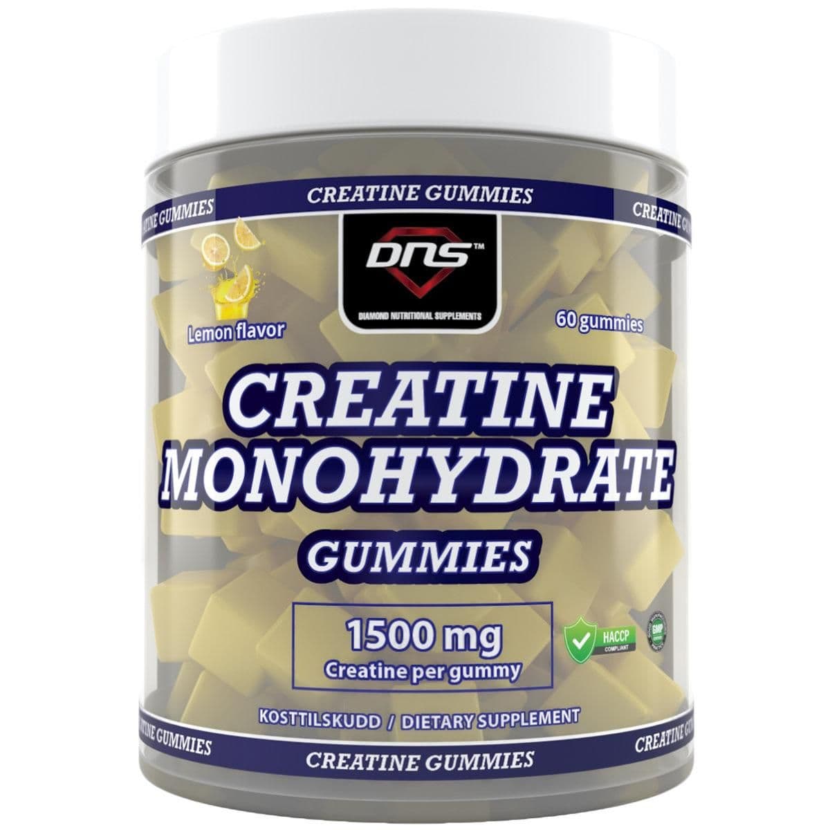 Creatine Monohydrate Gummies - Lemon - 60 gummies