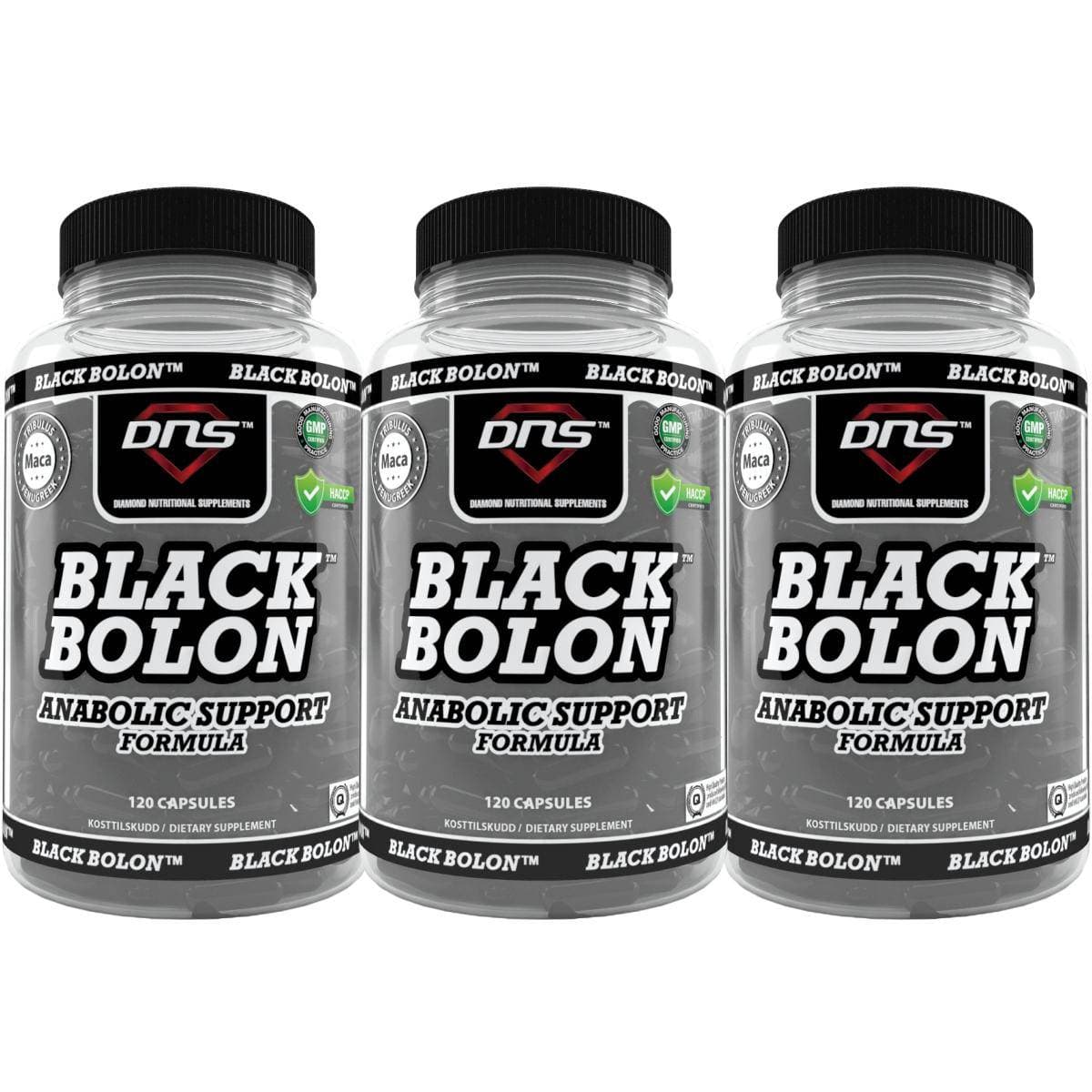 3-Pack Black Bolon Testo Booster 3 x 120 kapsler