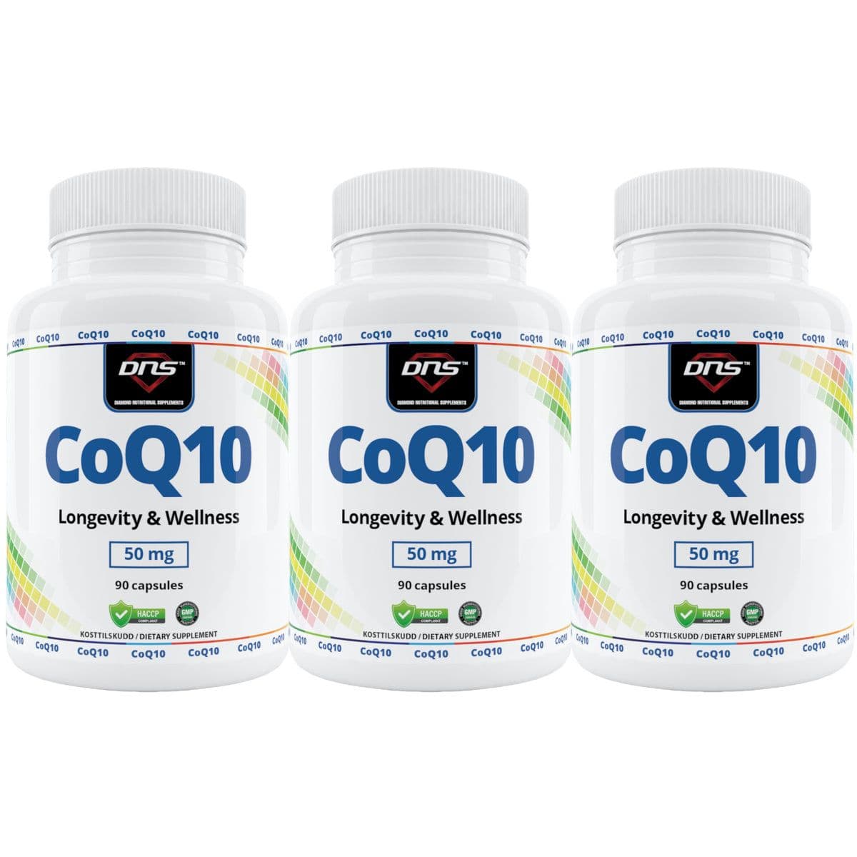 3-pack CoQ10 - 50 mg - 3 x 90 kapsler