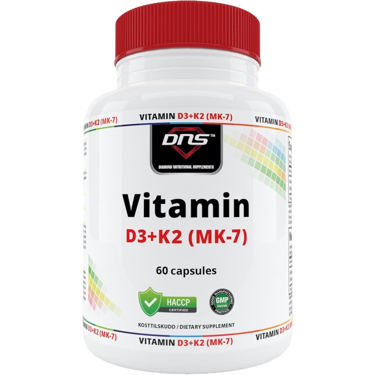 Vitamin D3 + K2 (MK-7) - 60 caps