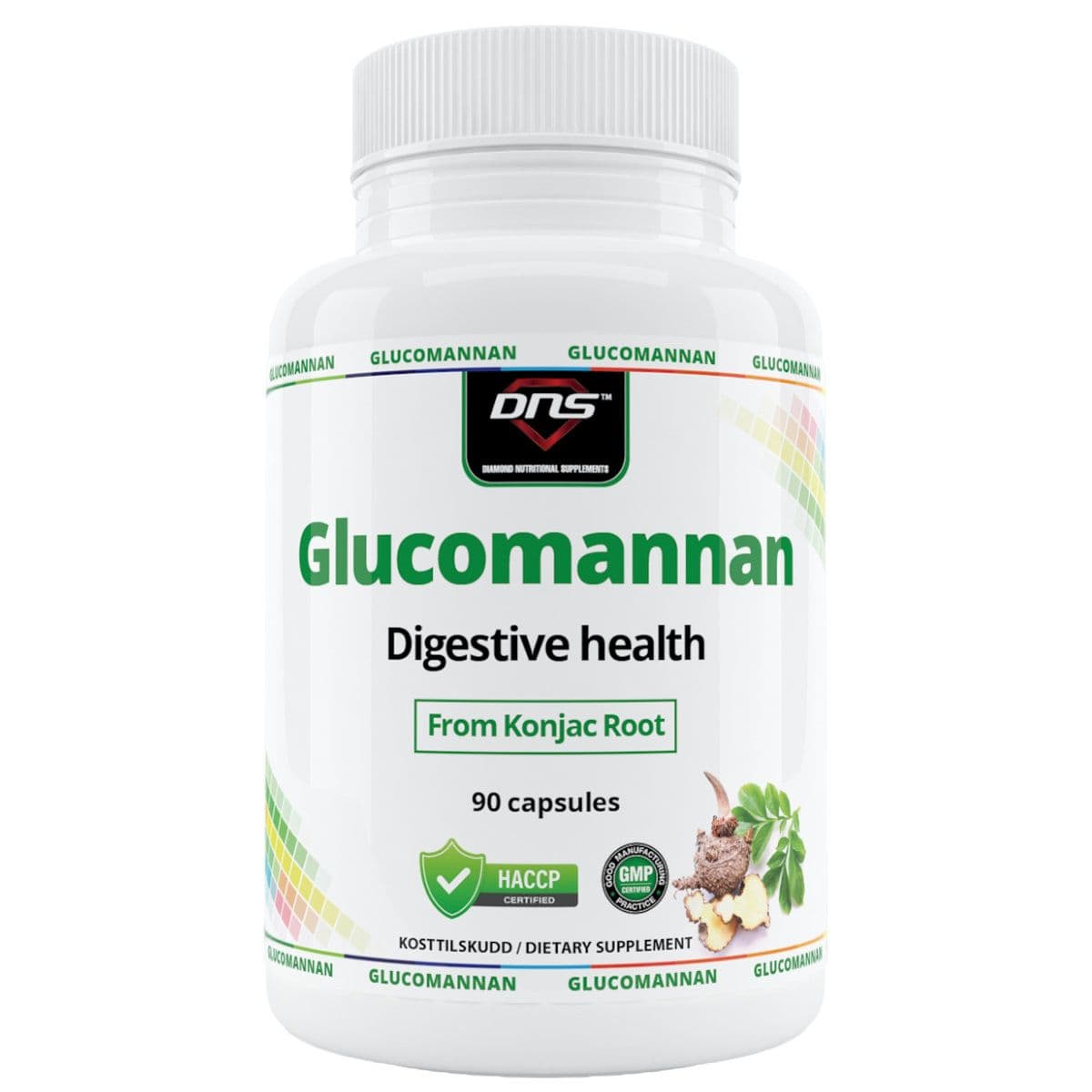 Glucomannan - Konjac Root - 90 kapsler