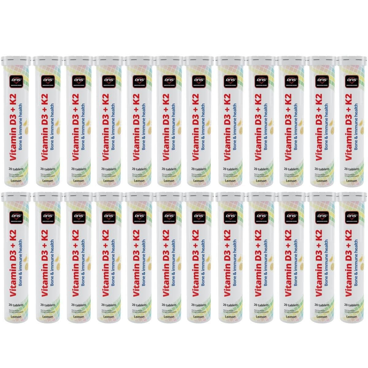 24-pack Vitamin D3 + K2 - 24 x 20 brusetabletter