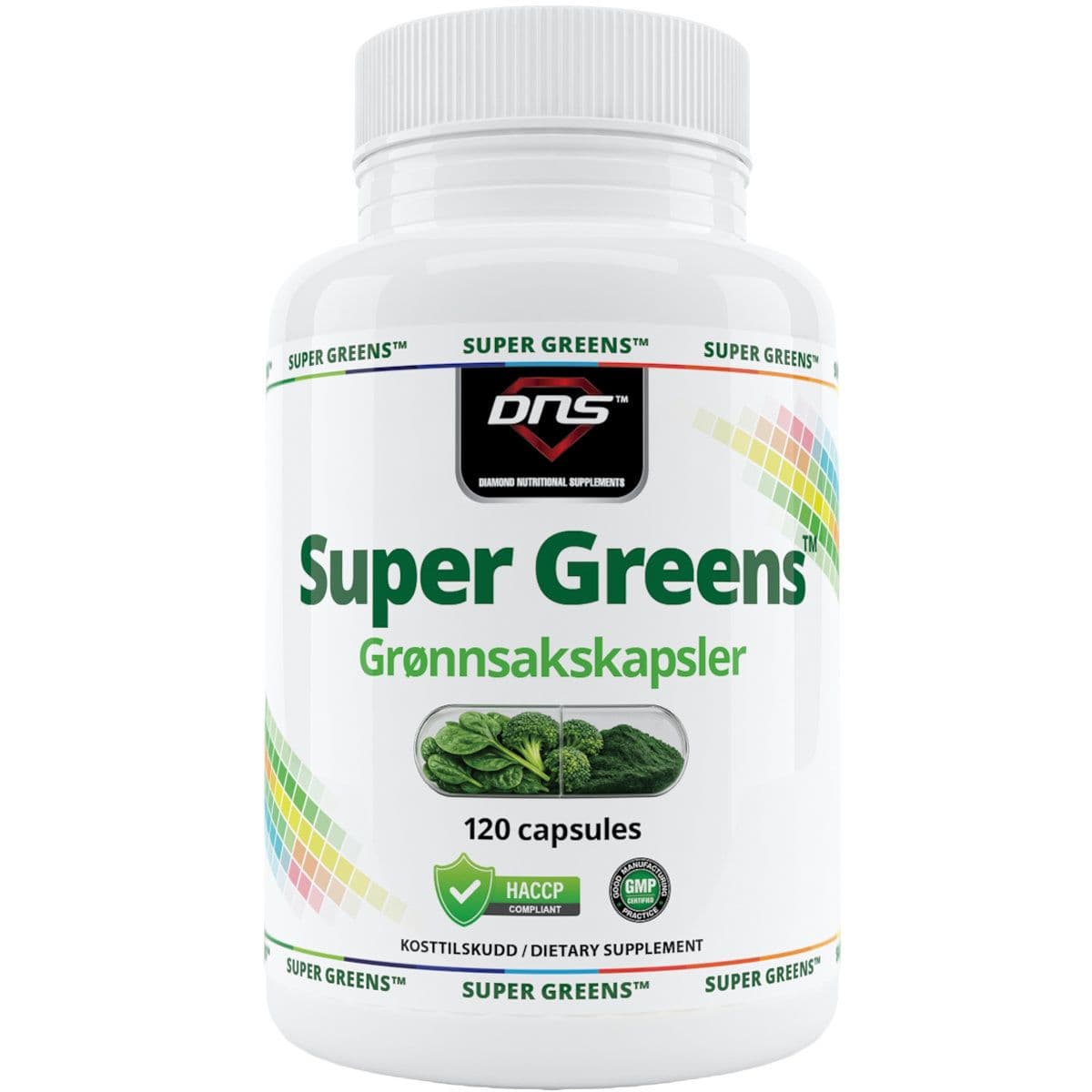 Super Greens Grønnsakskapsler - 120 kapsler