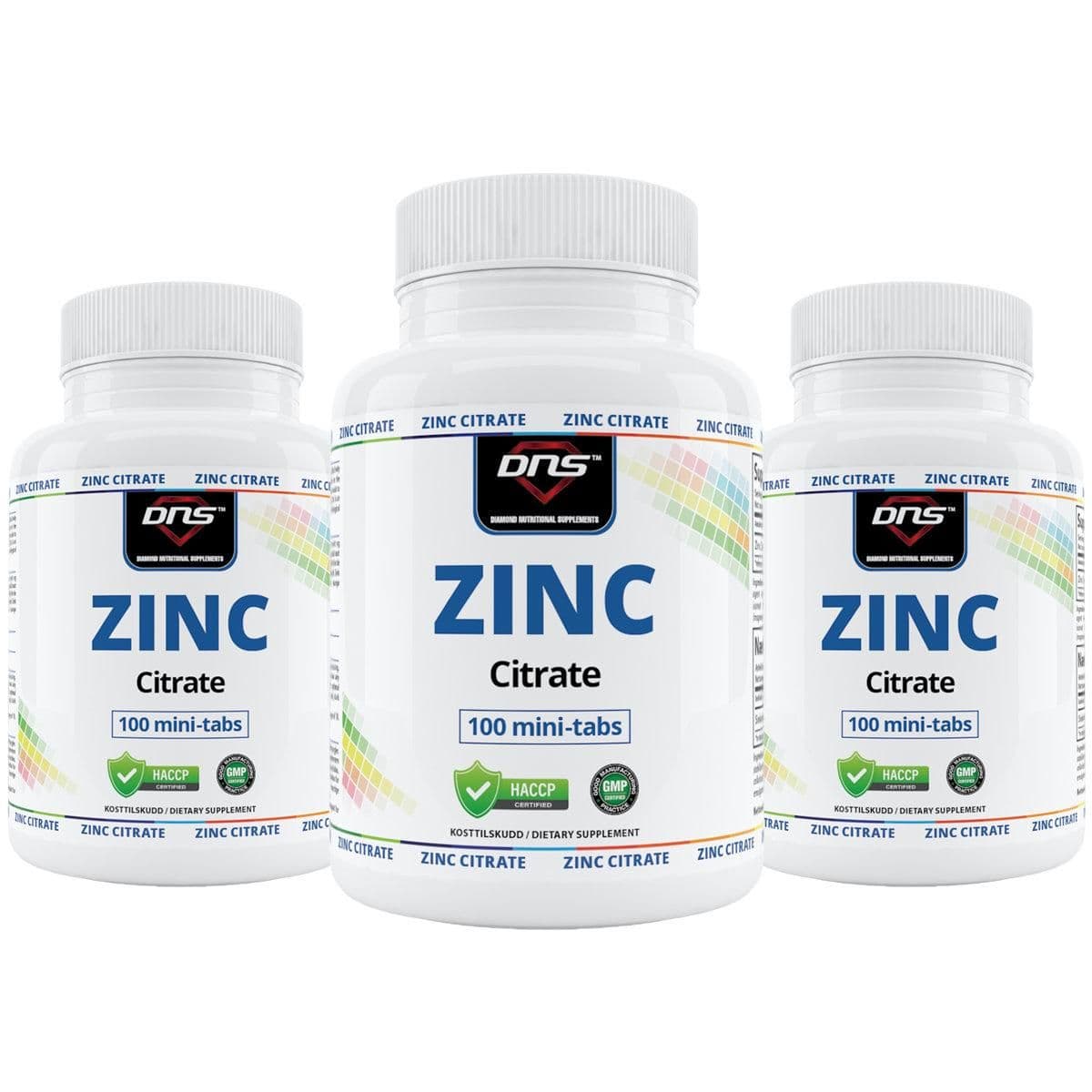 3-pack Zinc Citrate - 3 x 100 tabs